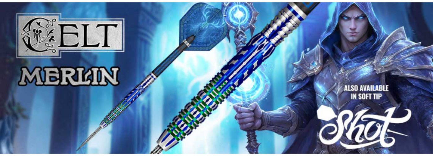 Shot Celt Merlin Darts Banner