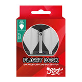 Shot Flight Deck Kite One Piece Flight & Shaft System Clear