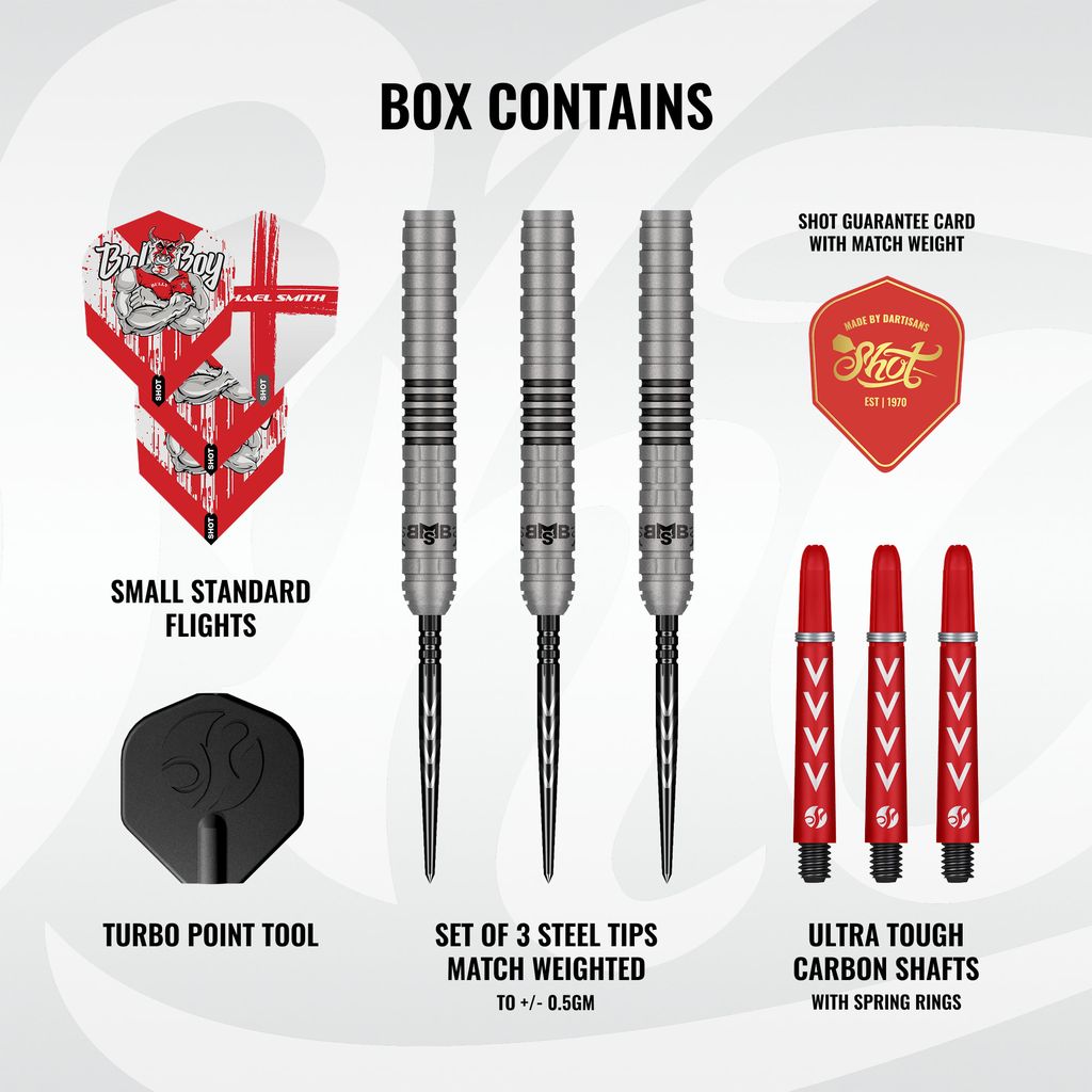 Shot Michael Smith Darts S2 contents