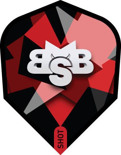 Shot Michael Smith Defiant Dart Flight Set- Small Standard