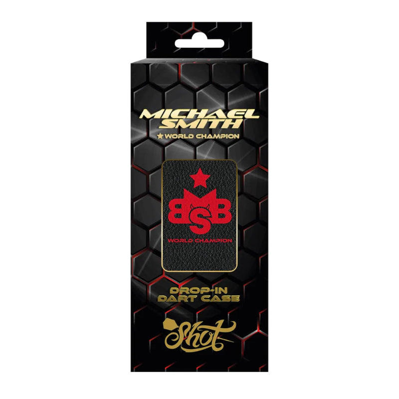 Shot Michael Smith World Champion Drop In Darts Case-Black