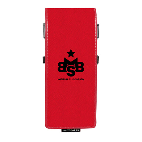 Shot Michael Smith World Champion Drop In Darts Case-Red