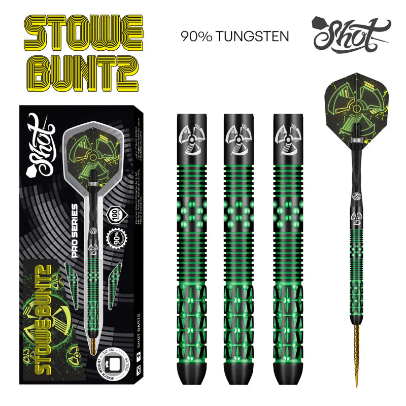 Shot Pro Series 23g Stowe Buntz 2.0 Titanium Black 90% Tungsten