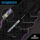 Mission Shuriken 90% Tungsten - Aussie Dart Supplies Online