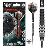 Gnarly Smasha Steel Tip Dart Set-90% Tungsten Barrels-Turbo Points