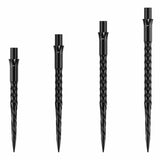 Caliburn EVO Replaceable Darts Points - Spiro - No Lip - Black