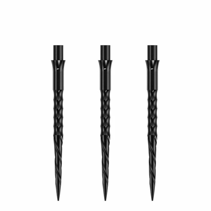 Caliburn EVO Replaceable Darts Points - Spiro - No Lip - Black