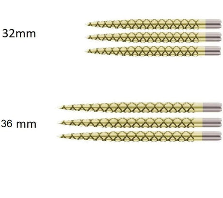 Target Diamond Cut Gold / Golden Replacement Dart Points