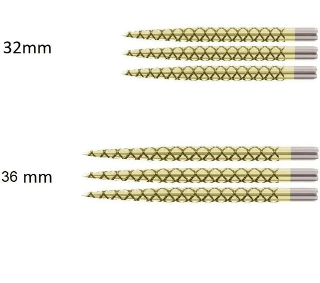 Target Diamond Cut Gold / Golden Replacement Dart Points