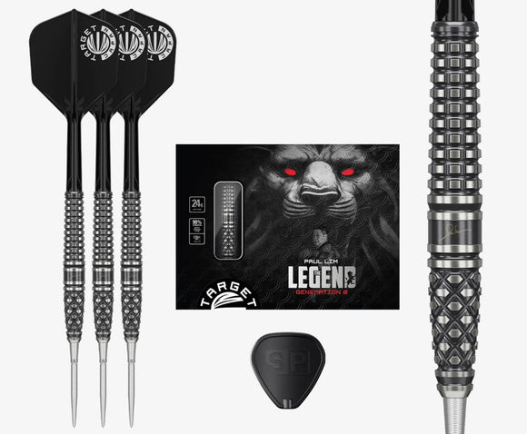 Target Japan Paul Lim Gen8 90% Tungsten Swiss Points Darts Set.