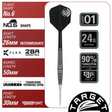 Target Japan Paul Lim Gen8 90% Tungsten Swiss Points Darts Set.