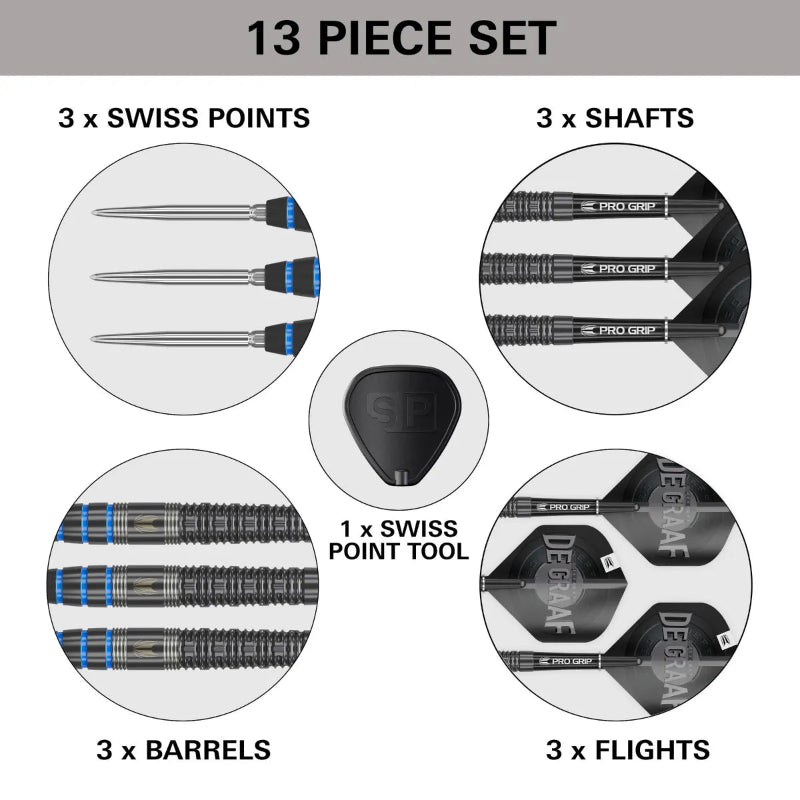 Target Jefferey De Graff 90% Tungsten Swiss Point Darts