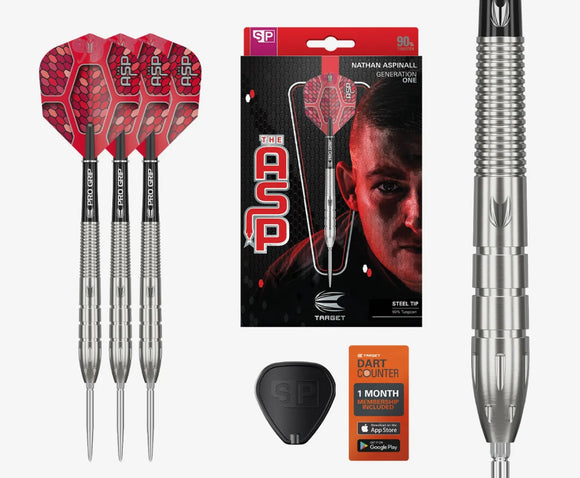 Target Nathan Aspinall G1 SP 90% Tungsten Darts Set