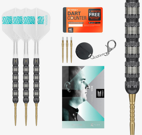 Target Rob Cross 95K SP Steel Tip Darts Set