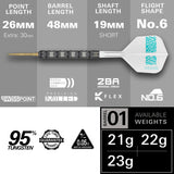 Target Rob Cross 95K SP Steel Tip Darts Set