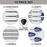 Target Shane McGuirk 90% Tungsten Swiss Point Darts Set.