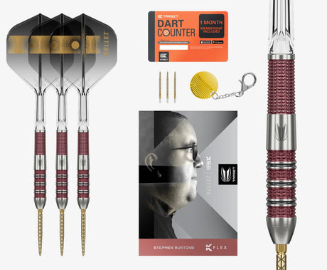 Target Stephen Bunting 95K 95% Tungsten Swiss Point Darts Set.