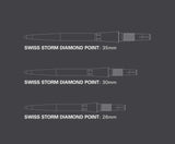 Target Swiss Storm Diamond Points Size Charts