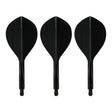 Condor AXE120 Three Fin Flights Teardrop Black - Aussie Dart Supplies Online