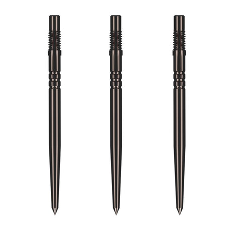 Turbo Steel Tip Dart Points-Black - Aussie Dart Supplies Online