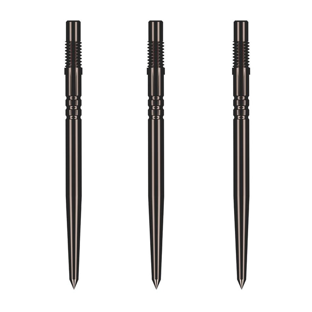 Turbo Steel Tip Dart Points-Black - Aussie Dart Supplies Online