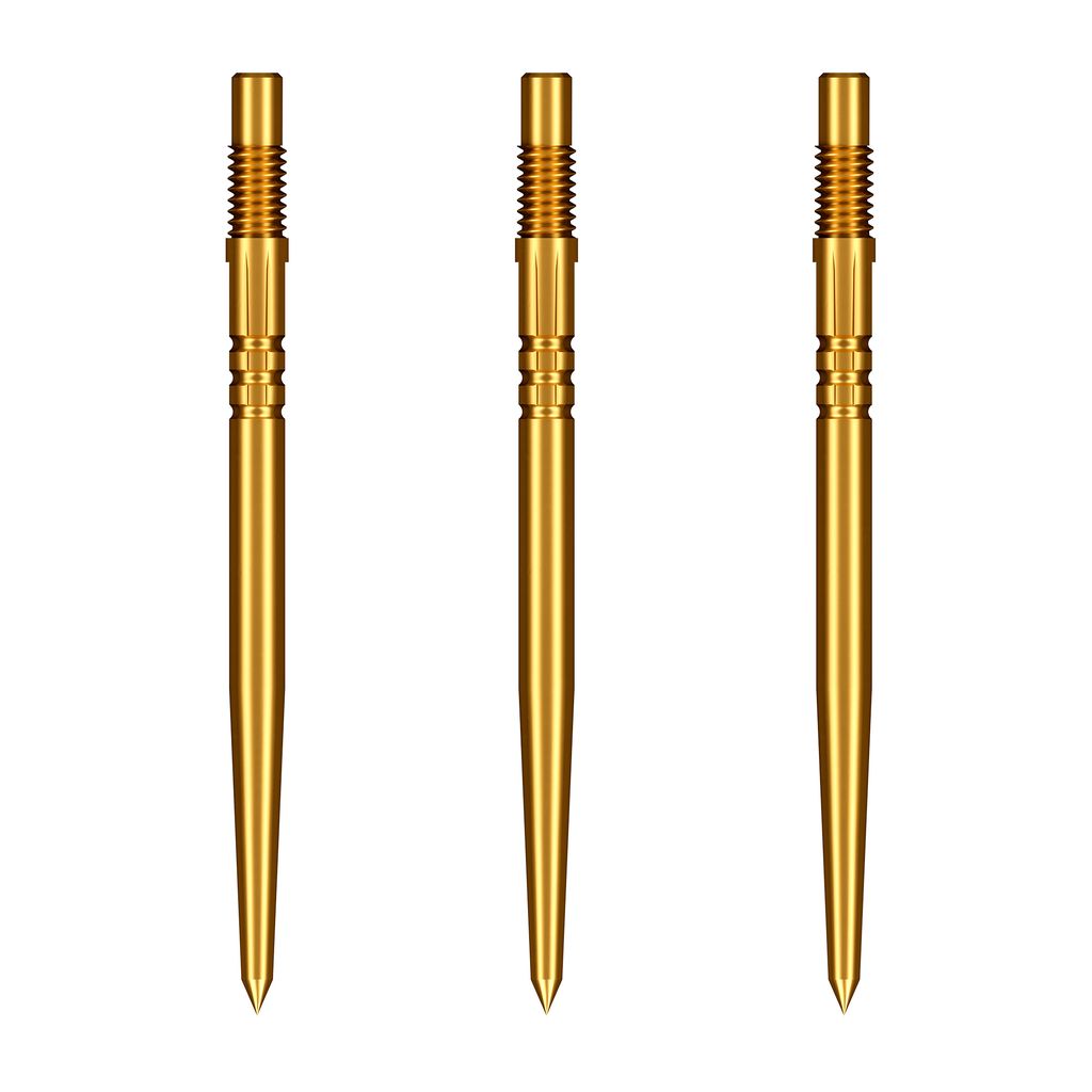 Turbo Steel Tip Dart Points-Gold - Aussie Dart Supplies Online