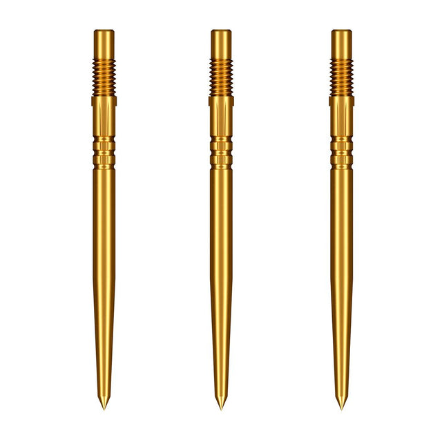 Turbo Steel Tip Dart Points-Gold - Aussie Dart Supplies Online