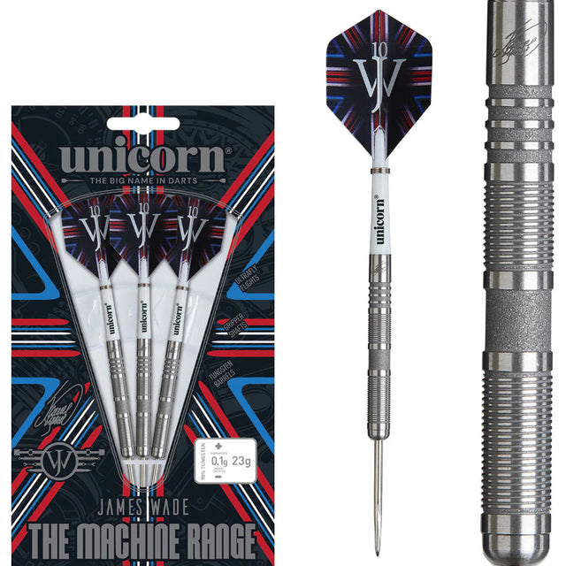 Unicorn James Wade Series 4 Darts 90% Tungsten Steel Tips.
