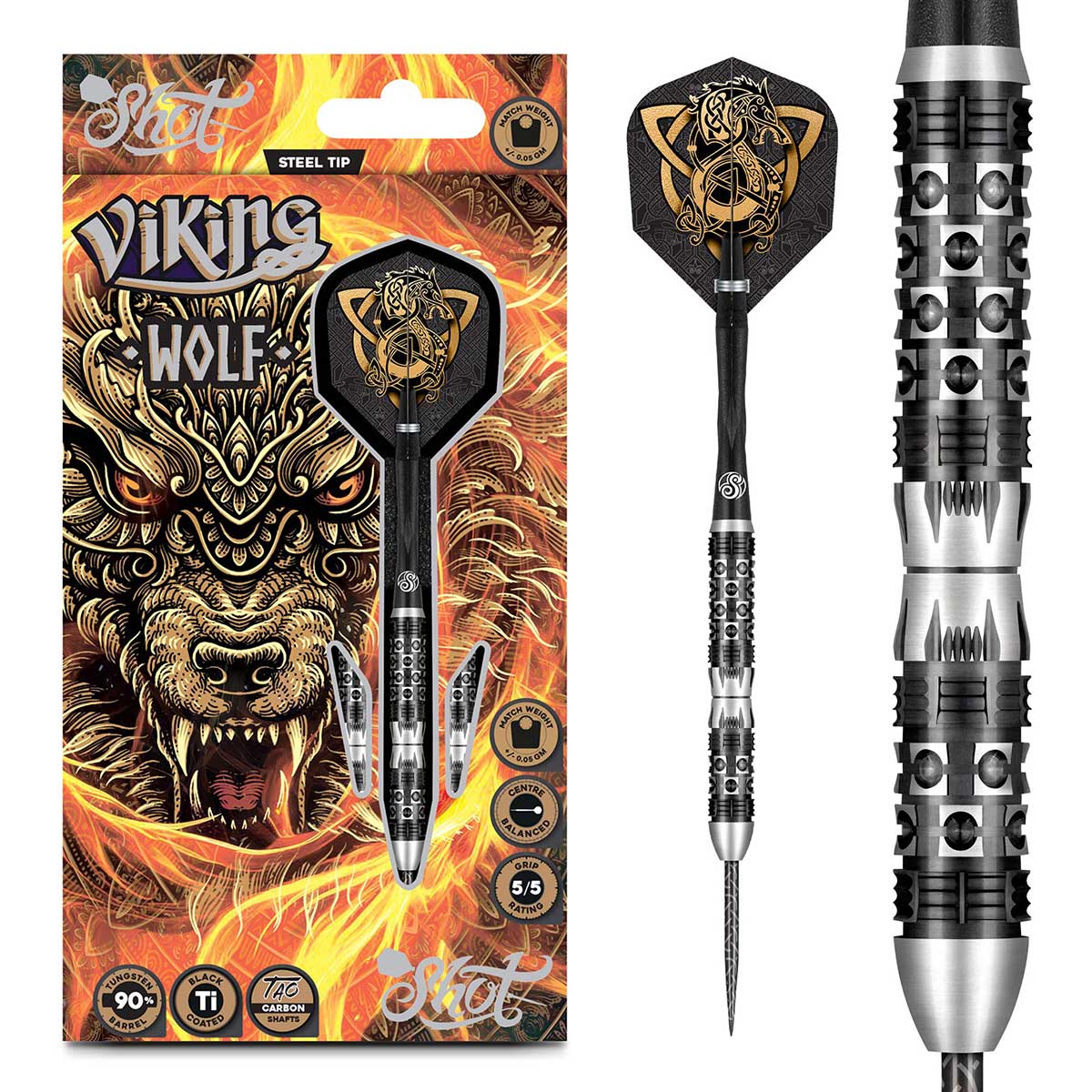 Viking Wolf 90% Tungsten - Aussie Dart Supplies Online