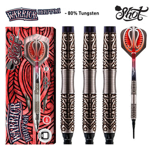 Warrior Hautoa Soft Tip Dart Set-80% Tungsten