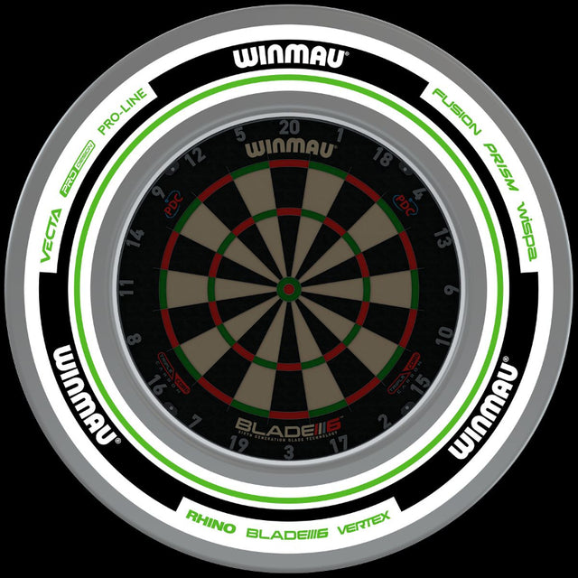 Winmau Advance White Green Surround