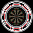 Winmau Advance White Red Surround 
