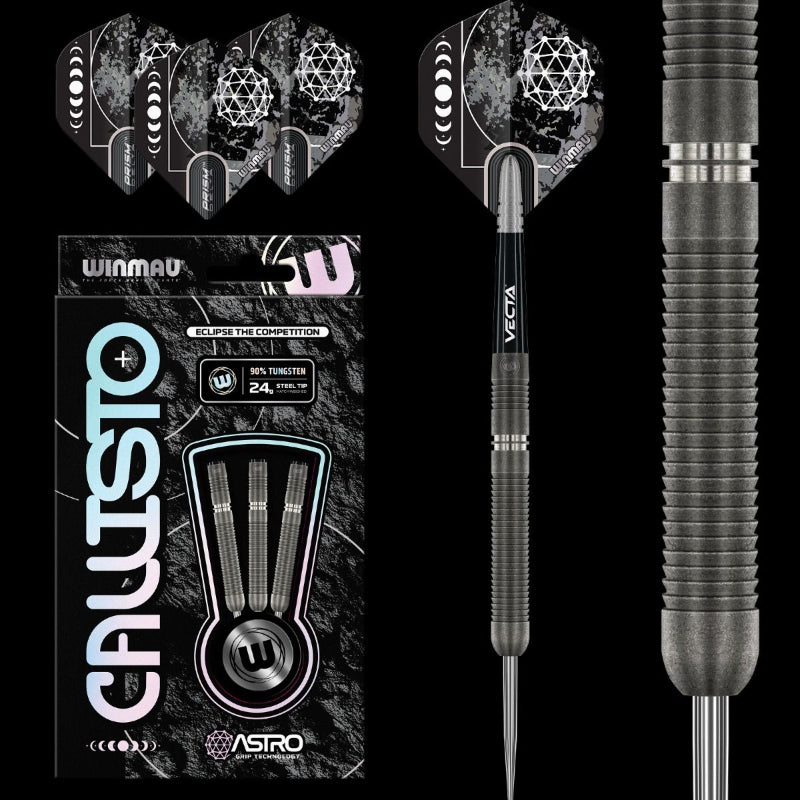 Winmau Callisto 1 90% Tungsten Steel Tip Darts Set