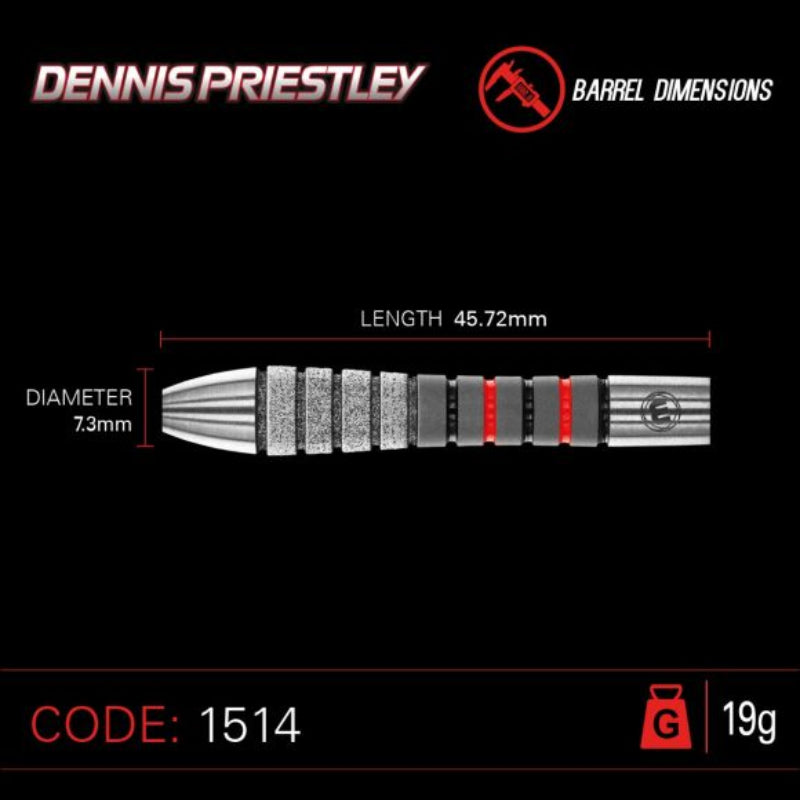 Winmau Dennis Priestley Darts