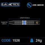 Winmau Galactics 90% Tungsten alloy Darts Set