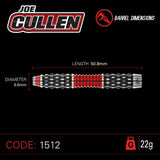 Winmau Joe Cullen Rockstar RS 1.0 Darts 22G