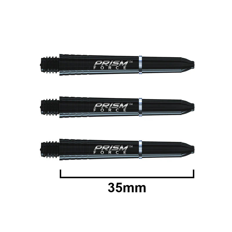 Winmau Prism Force Short Black Shafts
