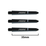 Winmau Prism Force Short Black Shafts