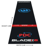 Winmau Pro Zone Precision PVC Dart Mat & Integrated Oche