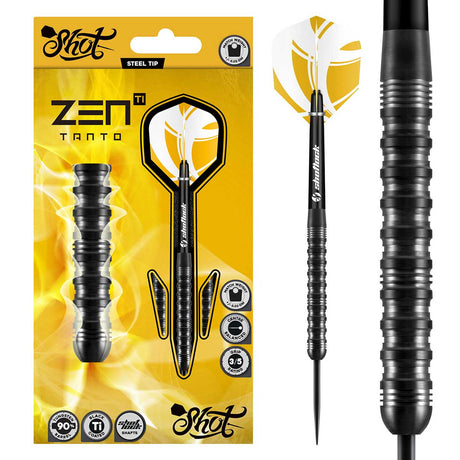 Zen Tanto Steel Tip 90% Tungsten Barrels - Aussie Dart Supplies Online