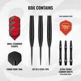 Zen Missile Steel Tip Dart Set-90% Tungsten Barrels