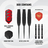Zen Bomber Steel Tip Dart Set-90% Tungsten Barrels
