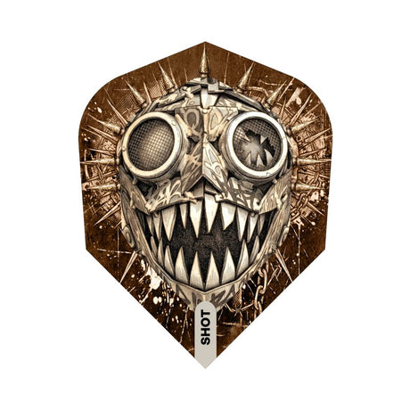 Gnarly Gnasha Dart Flight Set-Small Standard - Aussie Dart Supplies Online