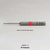 Trinidad James Bailey Type3 90% Tungsten Steel Tip Darts. (Barrells Only)