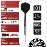 Target Japan Black Marque Reyn G2 90% Tungsten SP Steel Tip Darts