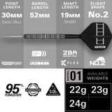 Chris Dobey 95K SP 95% Tungsten - Aussie Dart Supplies Online
