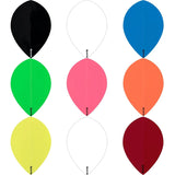 Designa DSX 100 Micron Plain Colour Pear Shaped Flights