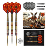 Goths Alaric Steel Tip Dart Set-95% Tungsten Barrels