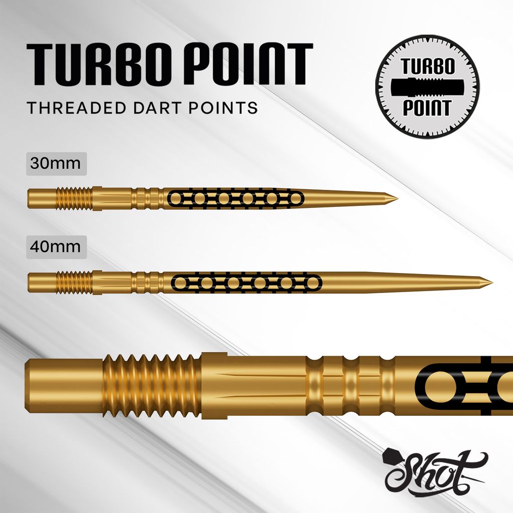 Goths Turbo Dart Points-Gold