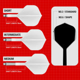 Target K-Shift No2 - White - Aussie Dart Supplies Online